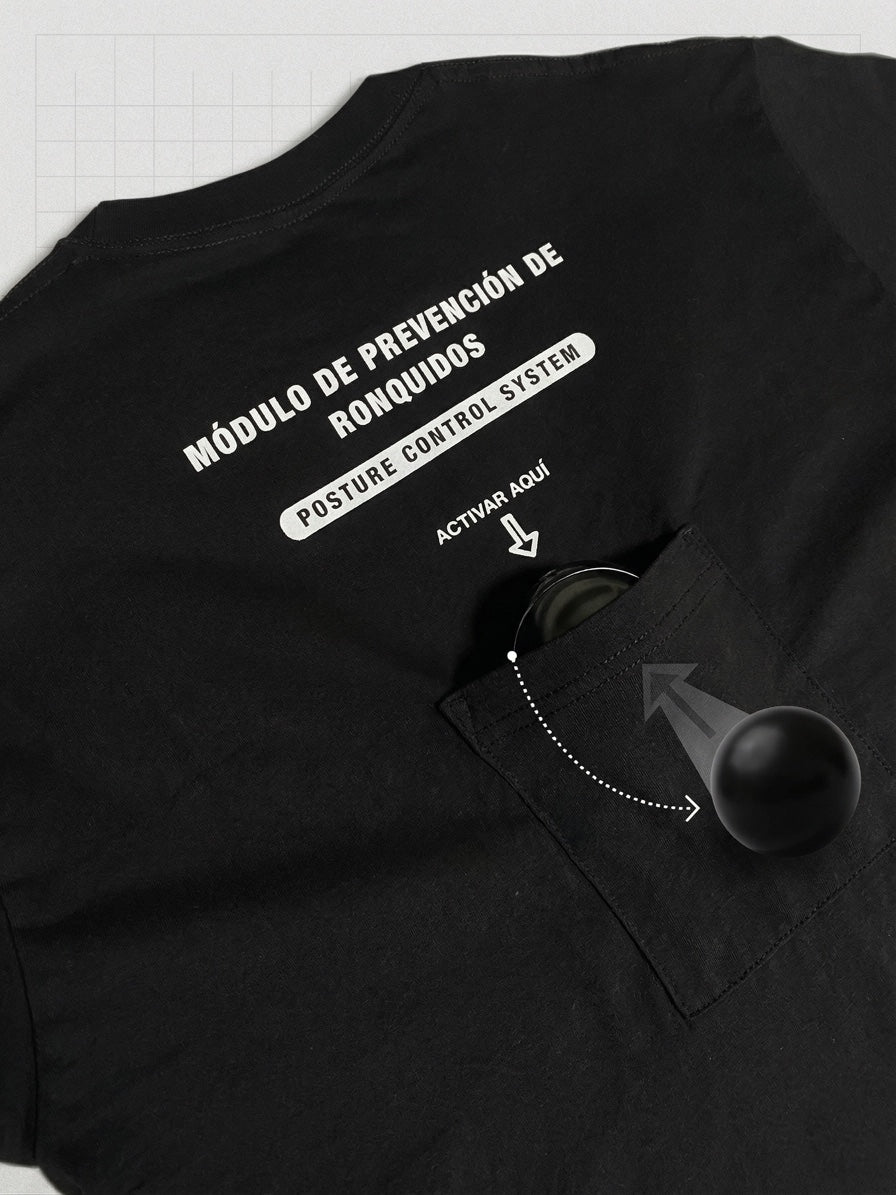 Camiseta anti ronquidos. Deja de roncar. Deja dormir