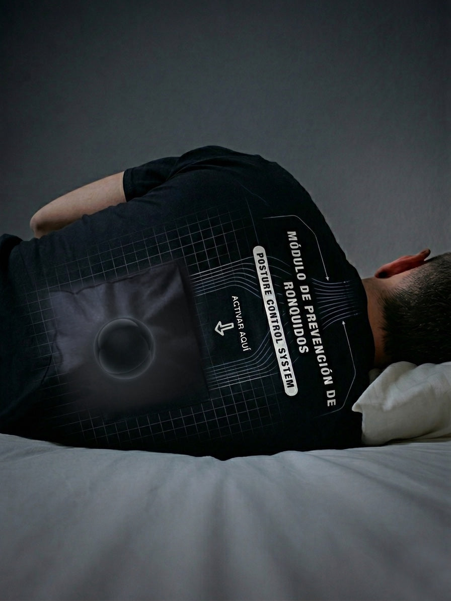Camiseta anti ronquidos. Deja de roncar. Deja dormir
