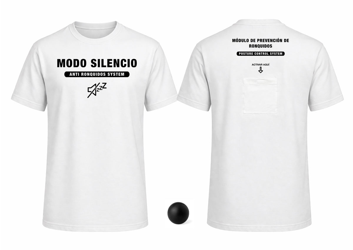 Camiseta anti ronquidos. Deja de roncar. Deja dormir